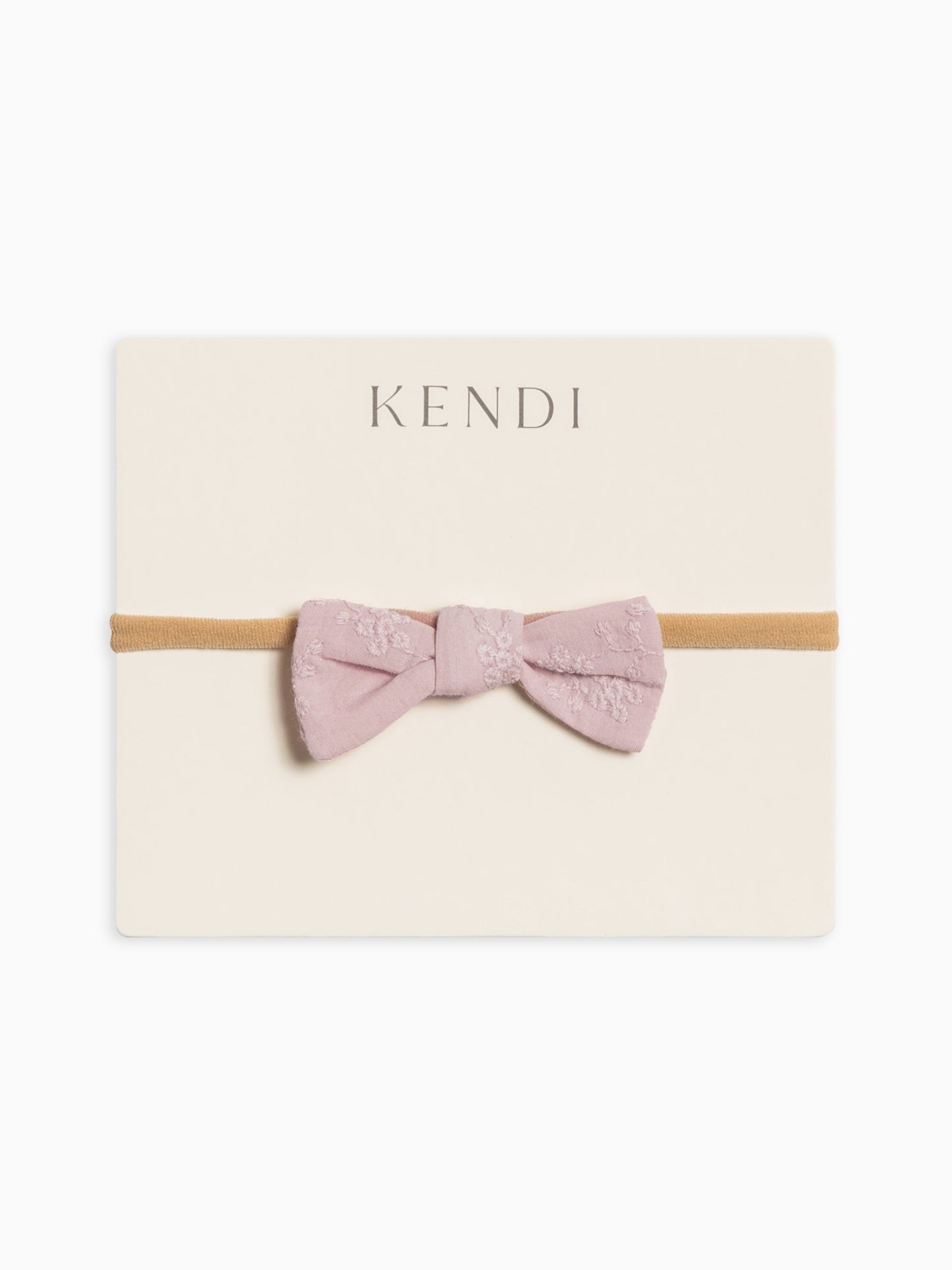 Eyelet Dainty Bow - Ribbed Collection