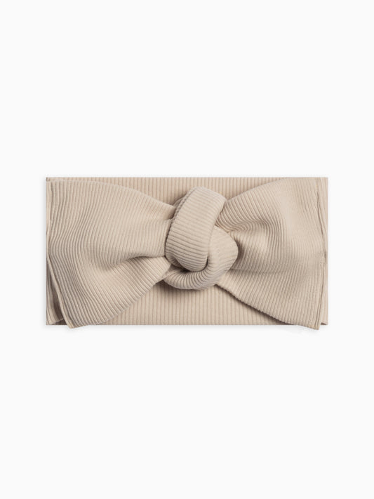 Ribbed Bow Wrap