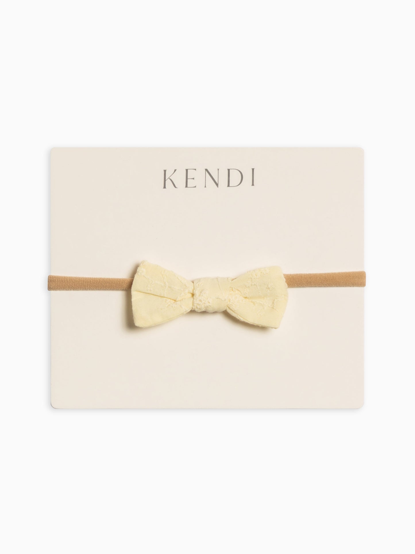 Eyelet Dainty Bow - Ribbed Collection