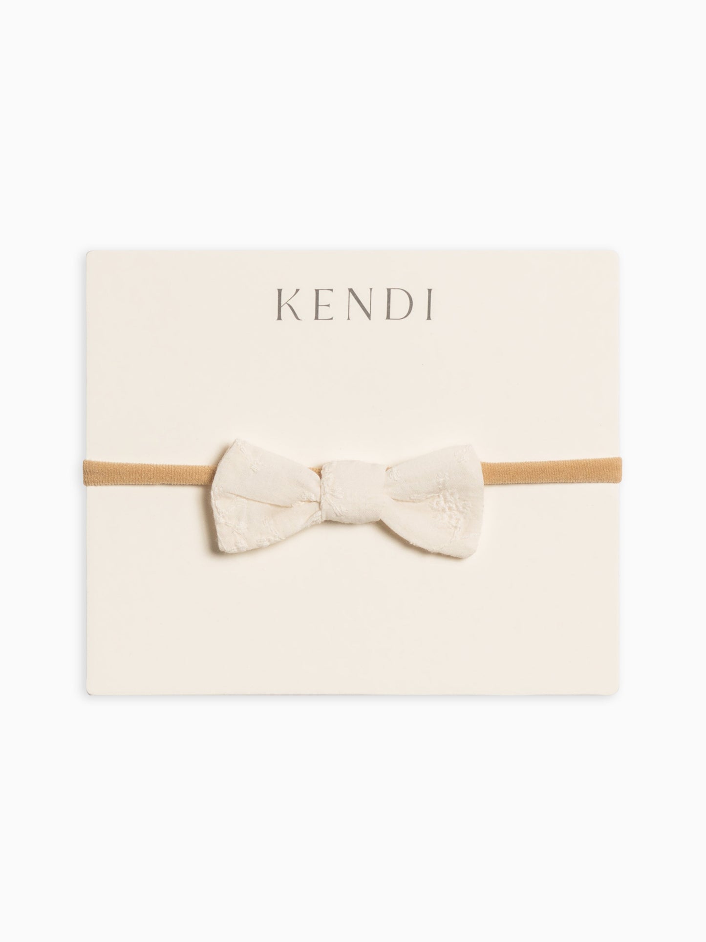 Eyelet Dainty Bow - Ribbed Collection