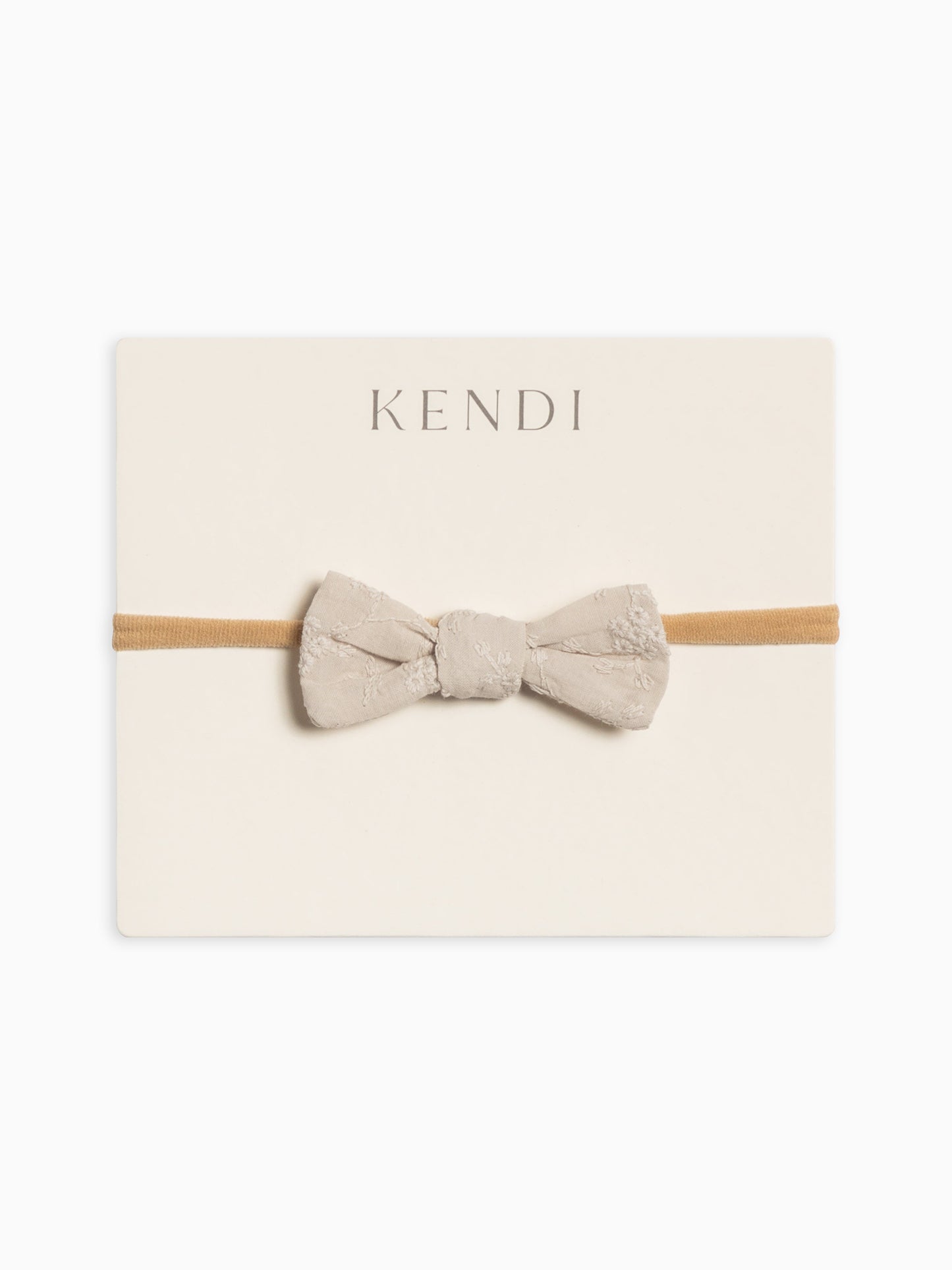 Eyelet Dainty Bow - Ribbed Collection