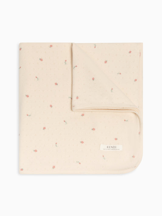 Pointelle Swaddle Blanket