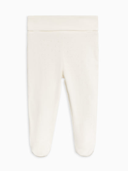 Chloe Pointelle Footed Pants