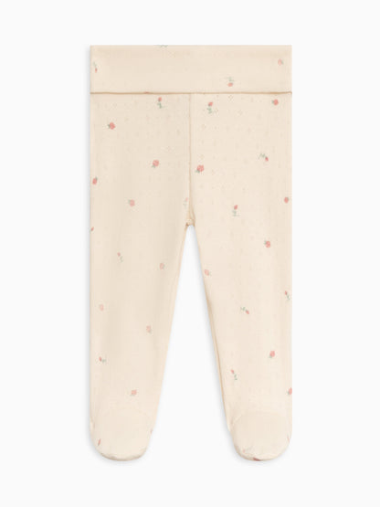 Chloe Pointelle Footed Pants