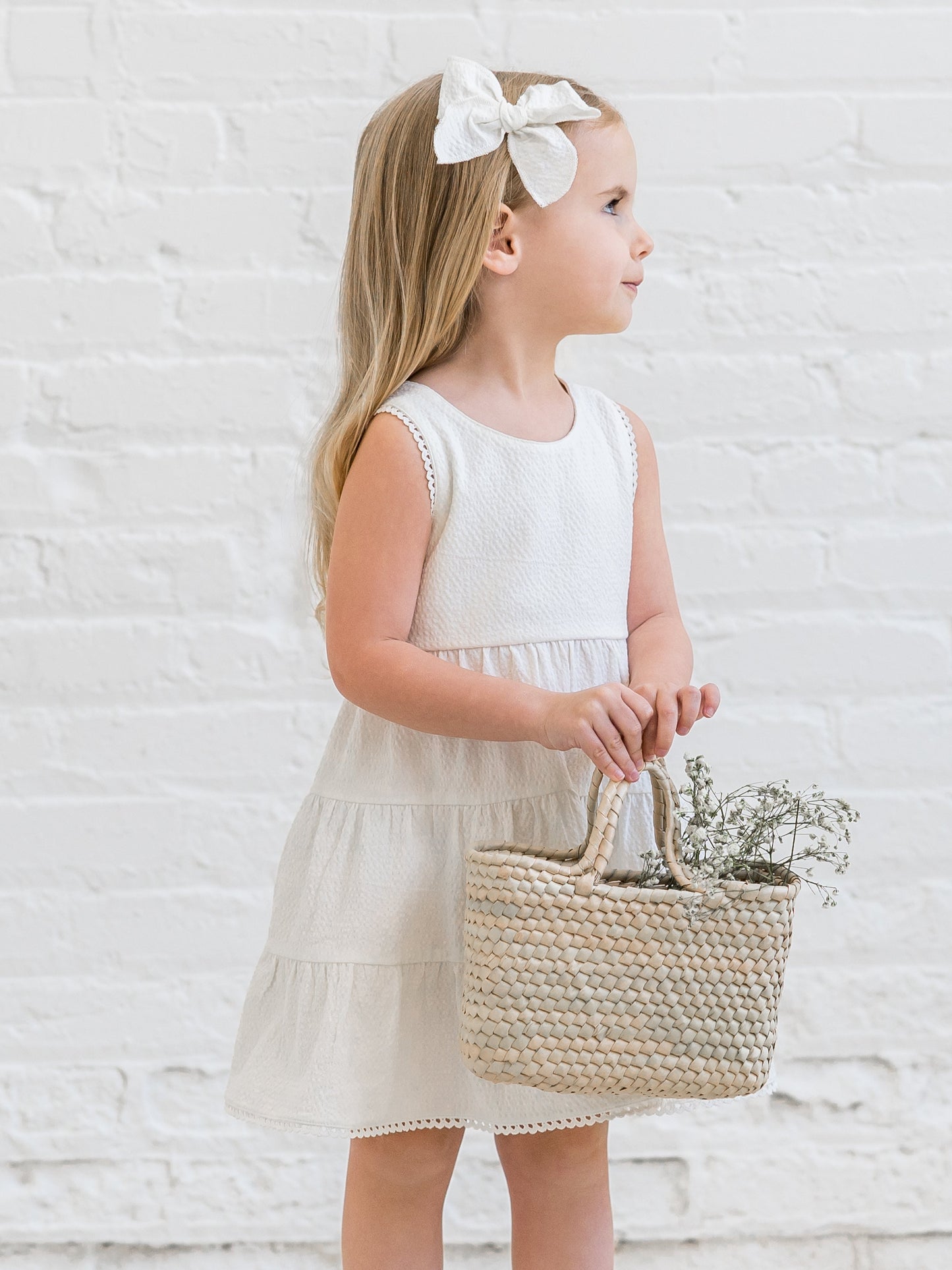 Zoey Seersucker Tiered Dress
