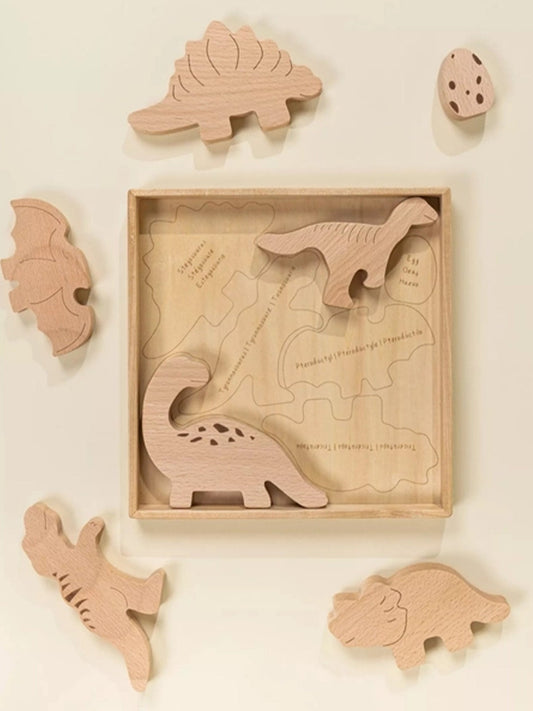 Wooden Dino Balance Puzzle