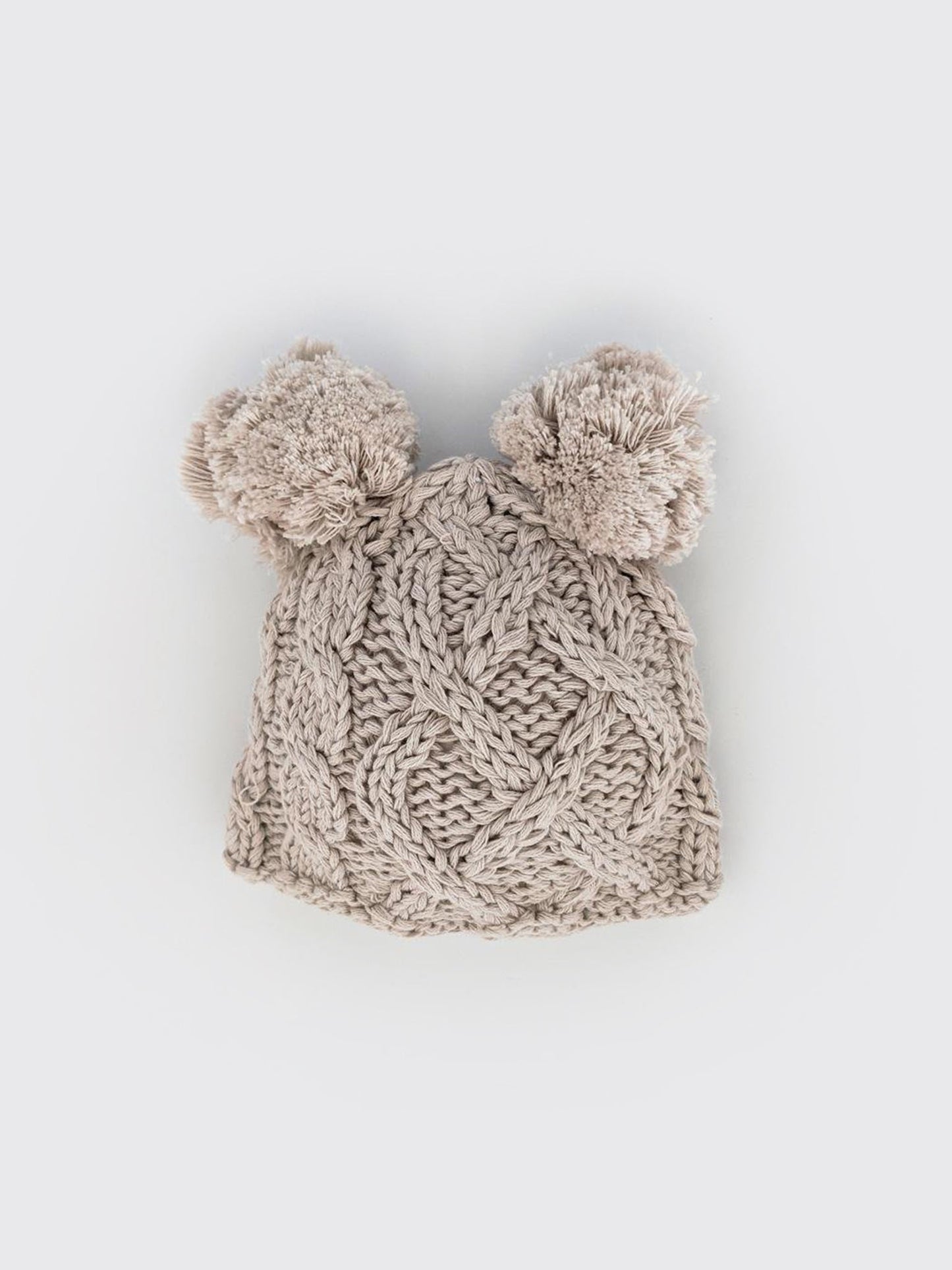 Newborn Double Pom Pom Hat