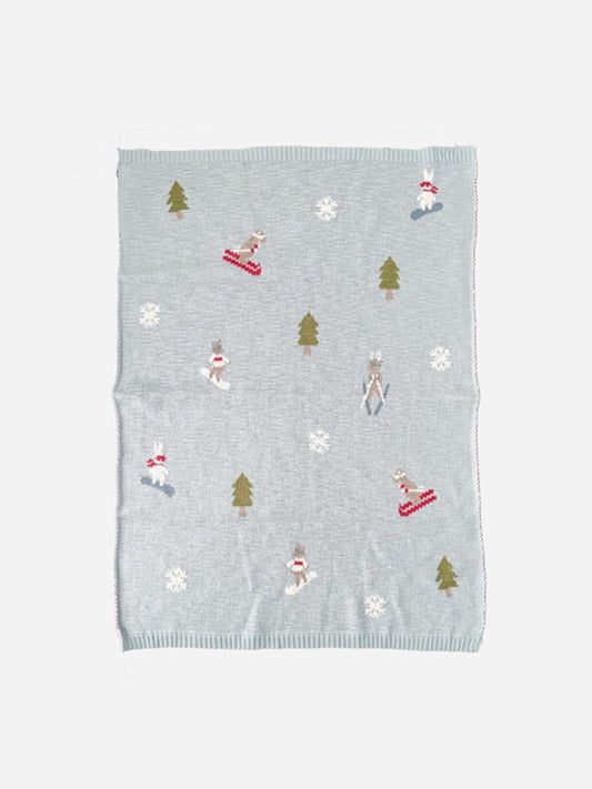 Ski Baby Blanket