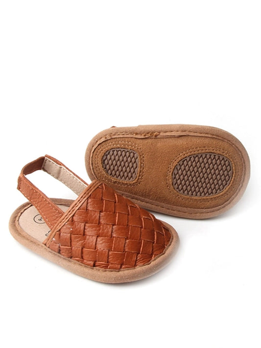 Woven Leather Baby Sandals