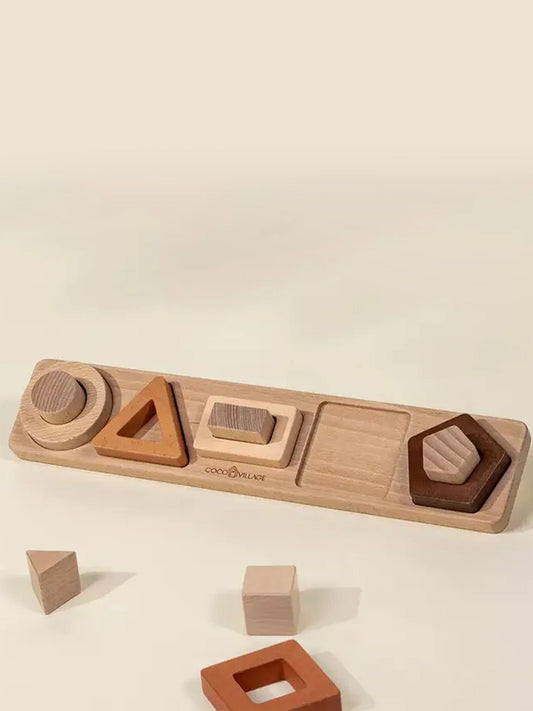 Wooden Shapes Learning Set